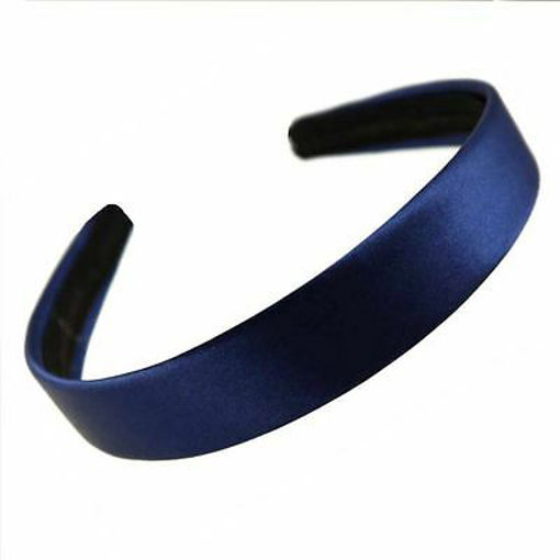 Picture of NAVY BLUE SATIN ALICE BAND